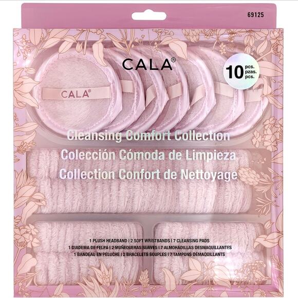 K-Care Cala Cleansing 10Pc Comfort Set Blossom Pink*reusable*Korean skincare - Picture 1 of 1